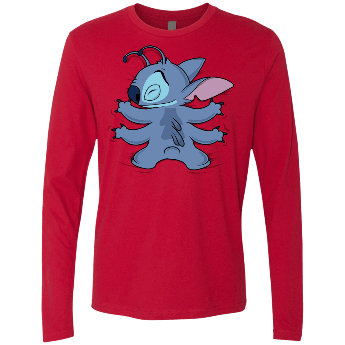 T-Shirts Red / S Alohug Men's Premium Long Sleeve