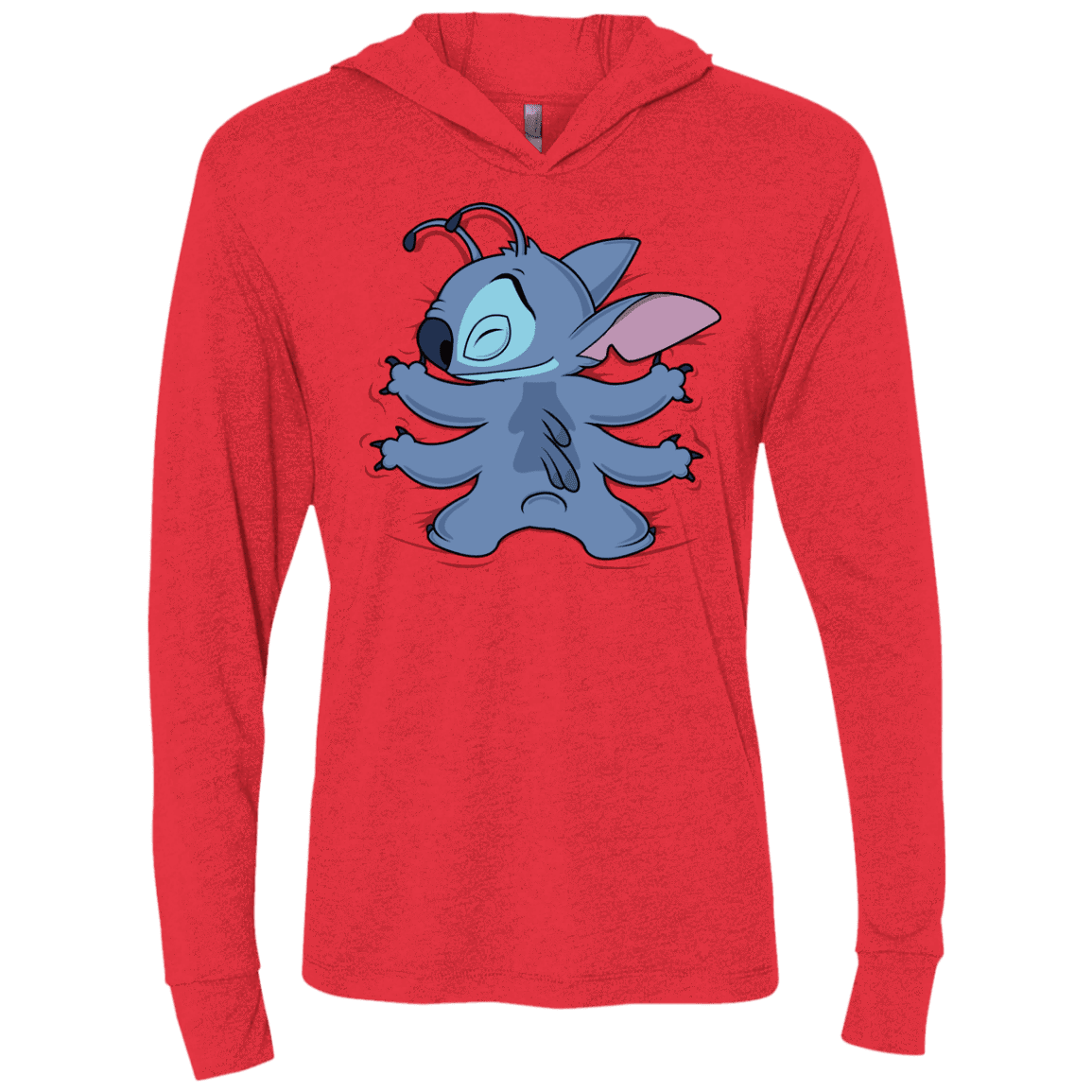 T-Shirts Vintage Red / X-Small Alohug Triblend Long Sleeve Hoodie Tee