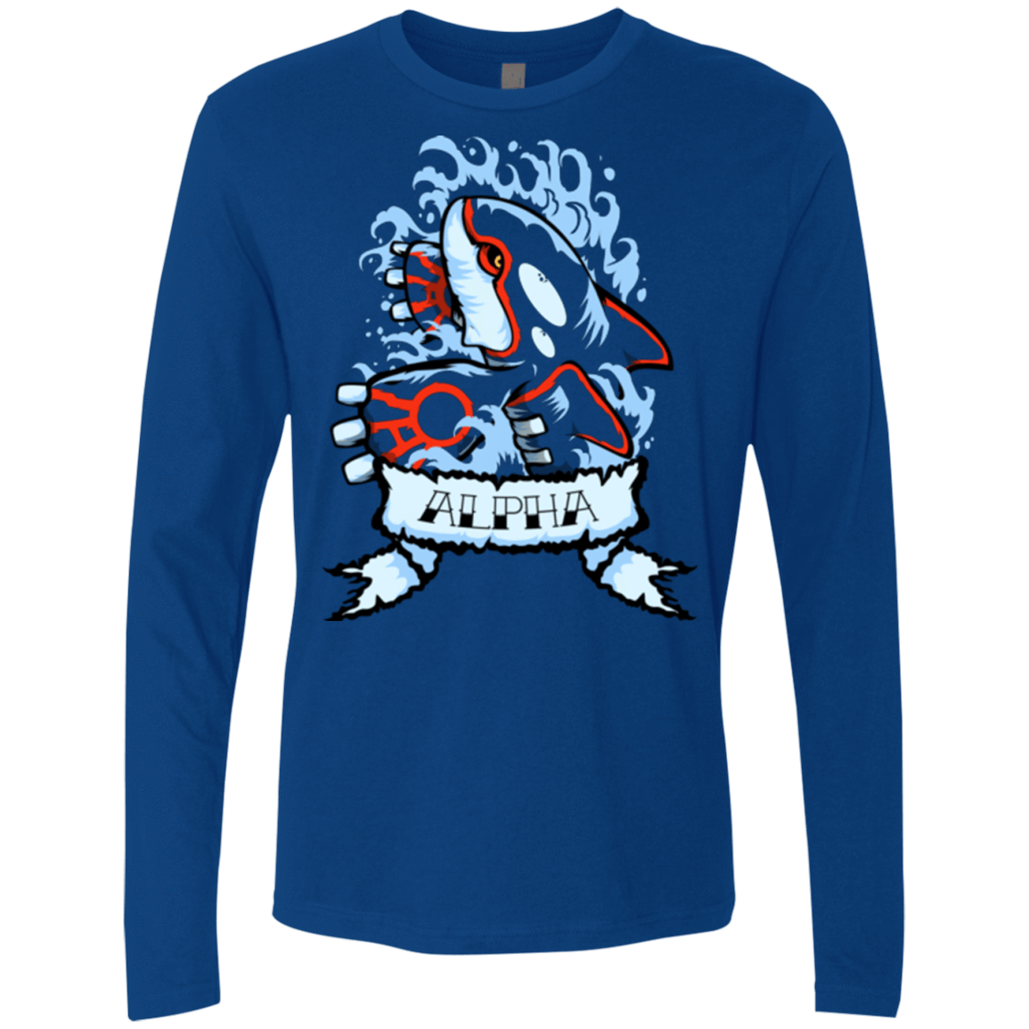 T-Shirts Royal / Small Alpha Men's Premium Long Sleeve