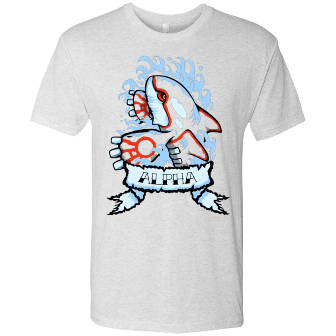 T-Shirts Heather White / Small Alpha Men's Triblend T-Shirt