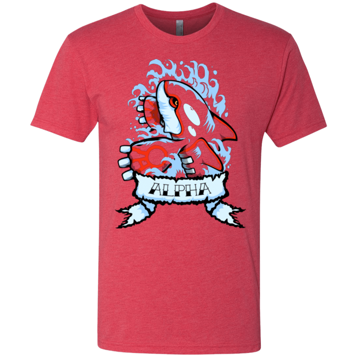 T-Shirts Vintage Red / Small Alpha Men's Triblend T-Shirt