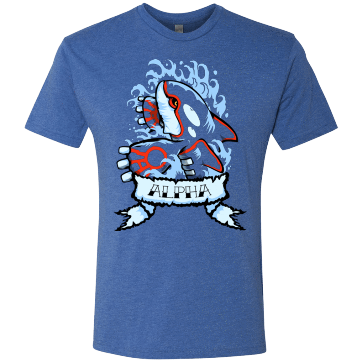 T-Shirts Vintage Royal / Small Alpha Men's Triblend T-Shirt