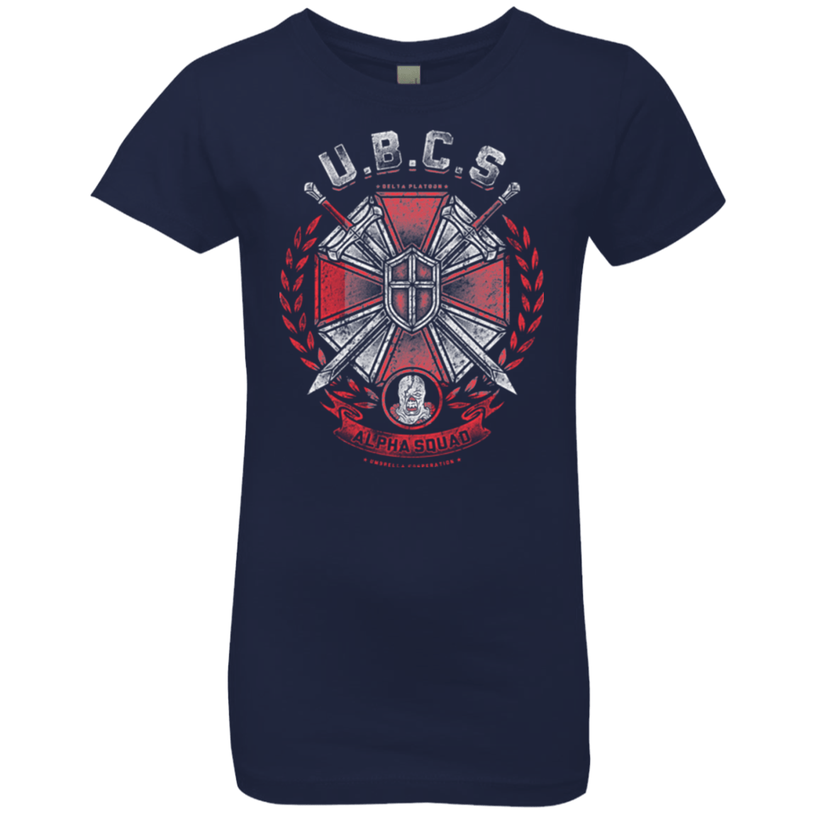 T-Shirts Midnight Navy / YXS ALPHA SQUAD Girls Premium T-Shirt