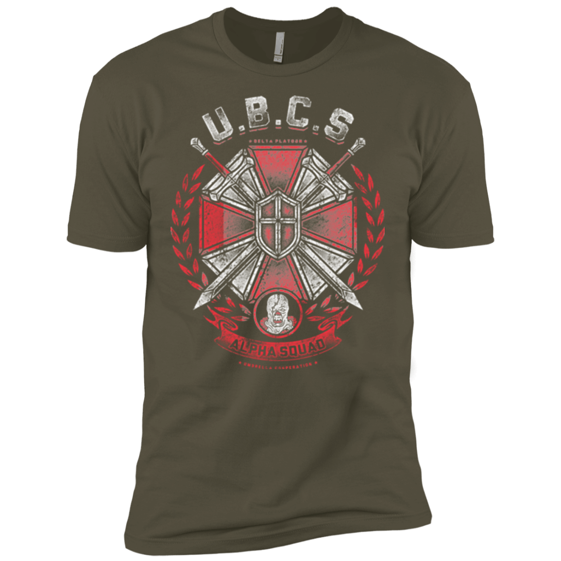 T-Shirts Military Green / X-Small ALPHA SQUAD Men's Premium T-Shirt