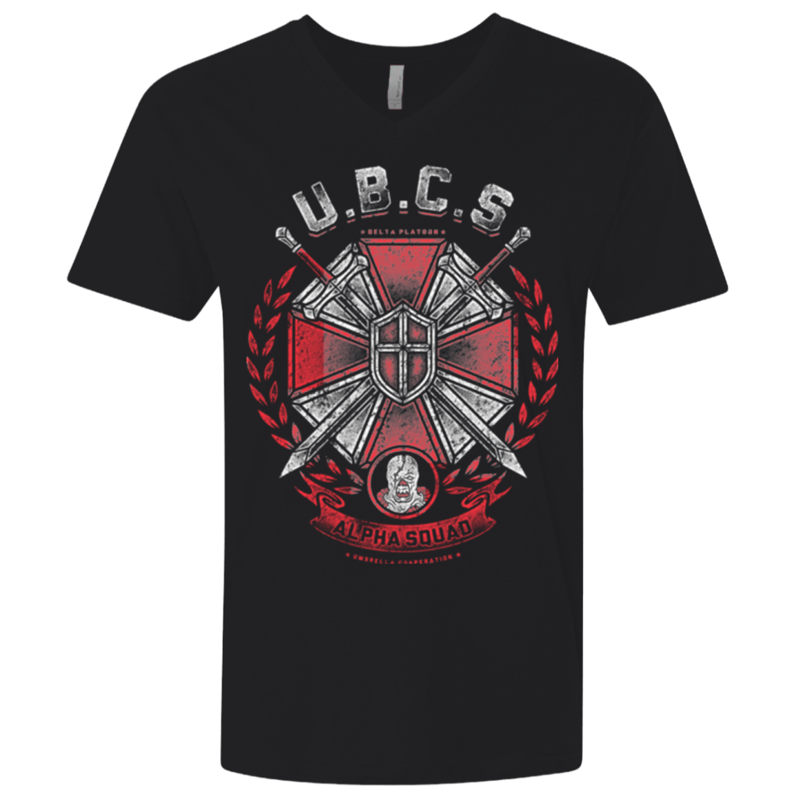 T-Shirts Black / X-Small ALPHA SQUAD Men's Premium V-Neck