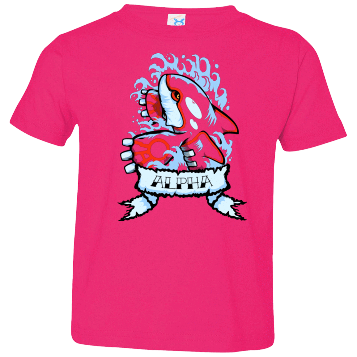 T-Shirts Hot Pink / 2T Alpha Toddler Premium T-Shirt