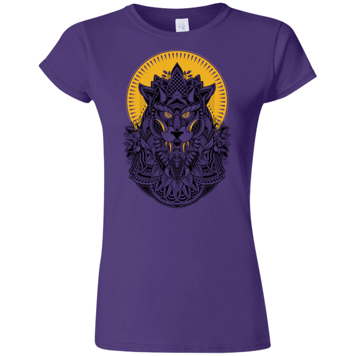 T-Shirts Purple / S Alpha Wolf Junior Slimmer-Fit T-Shirt