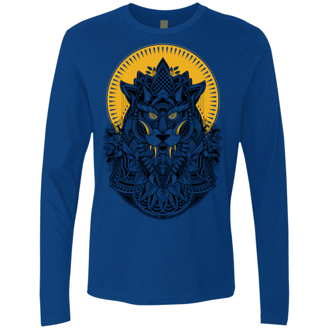 T-Shirts Royal / S Alpha Wolf Men's Premium Long Sleeve