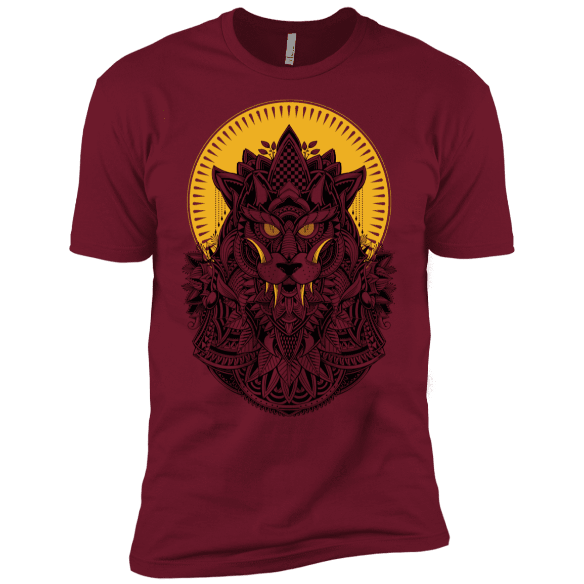 T-Shirts Cardinal / X-Small Alpha Wolf Men's Premium T-Shirt