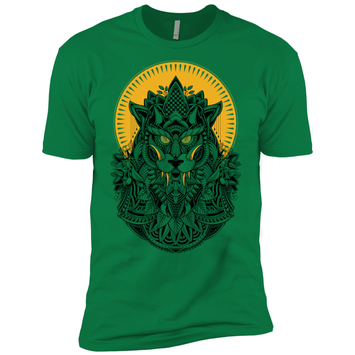 T-Shirts Kelly Green / X-Small Alpha Wolf Men's Premium T-Shirt