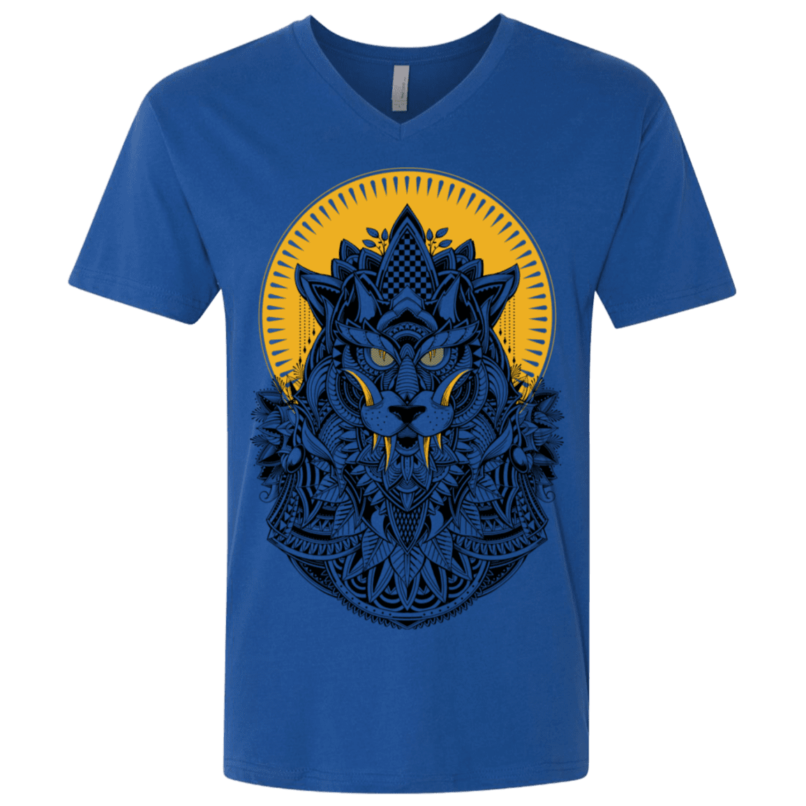 T-Shirts Royal / X-Small Alpha Wolf Men's Premium V-Neck
