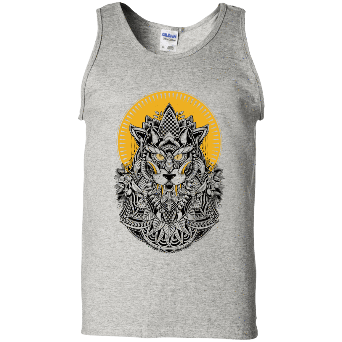 T-Shirts Ash / S Alpha Wolf Men's Tank Top