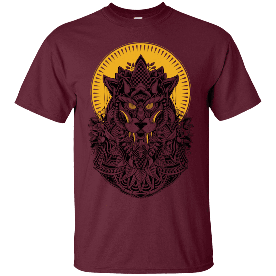 T-Shirts Maroon / S Alpha Wolf T-Shirt