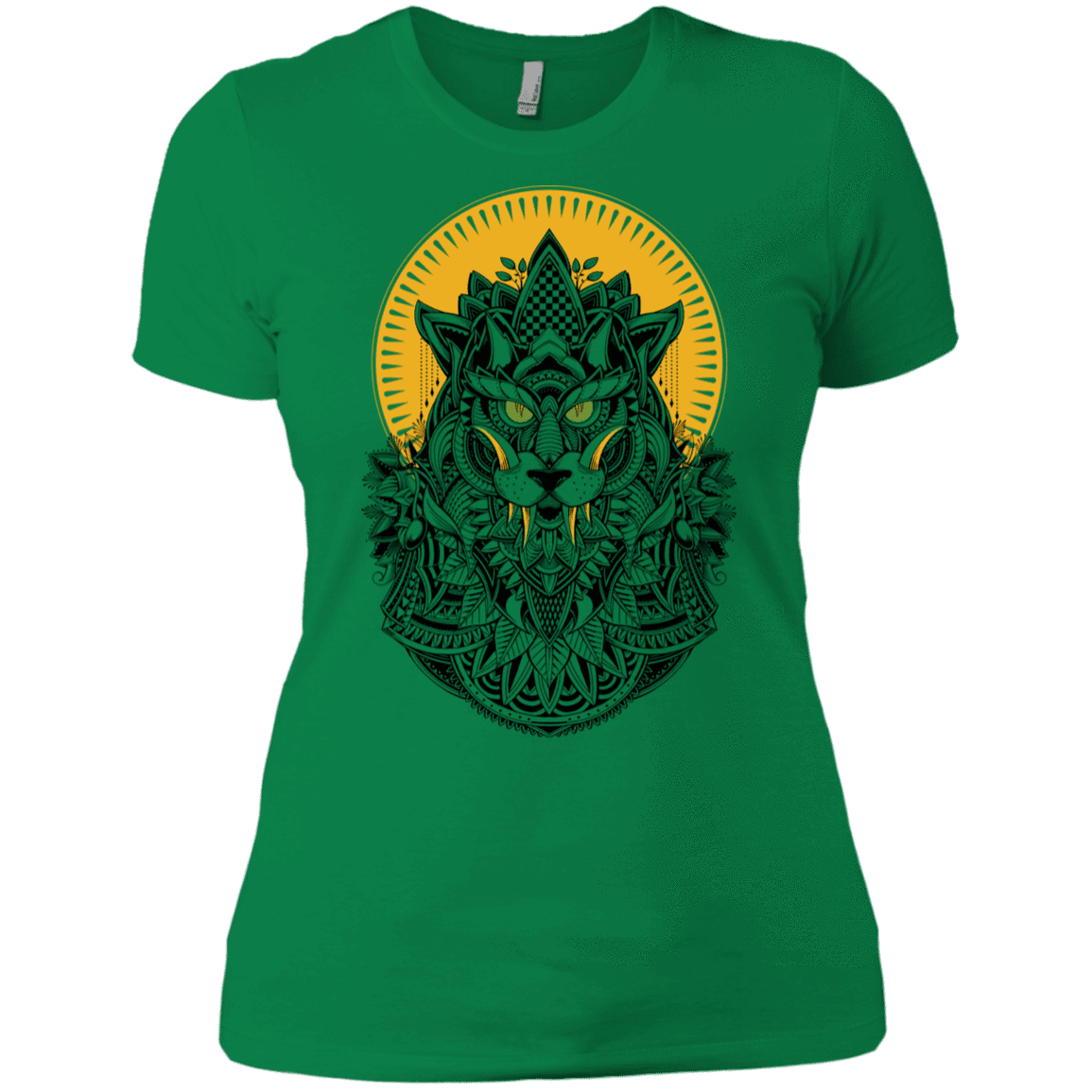 T-Shirts Kelly Green / X-Small Alpha Wolf Women's Premium T-Shirt