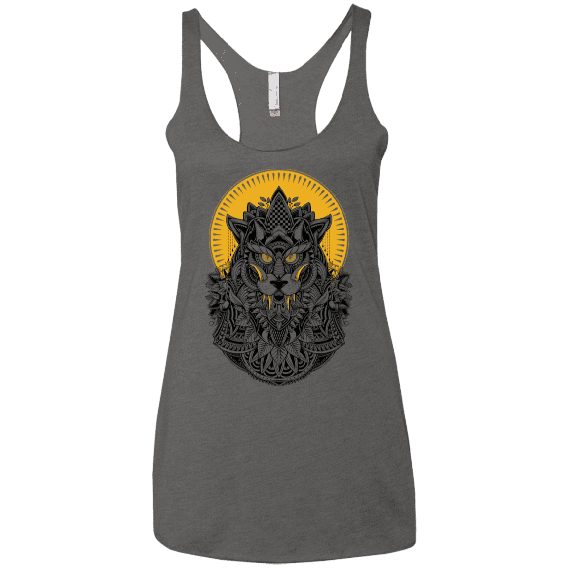 T-Shirts Premium Heather / X-Small Alpha Wolf Women's Triblend Racerback Tank