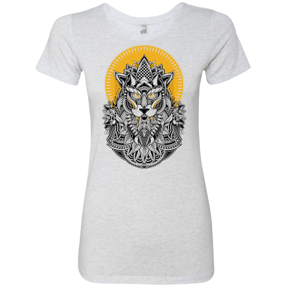 T-Shirts Heather White / S Alpha Wolf Women's Triblend T-Shirt