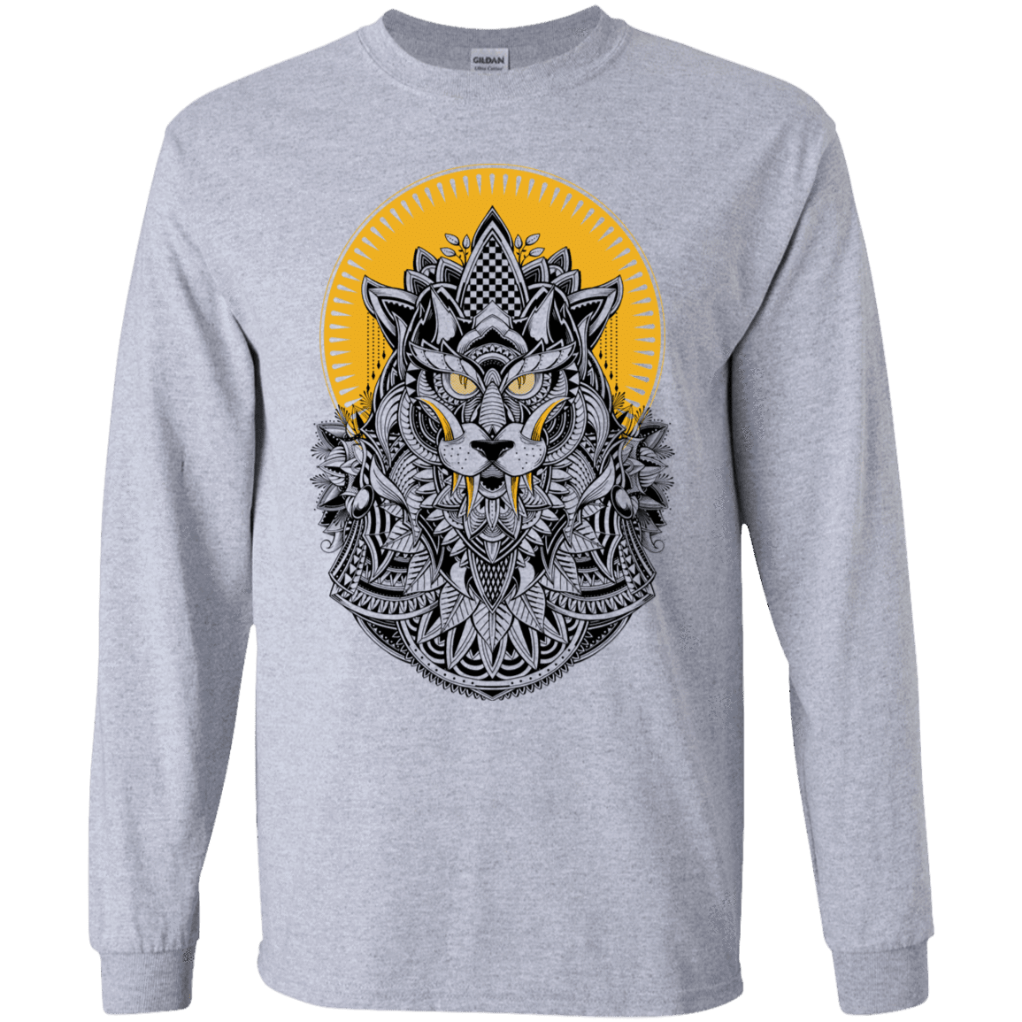 T-Shirts Sport Grey / YS Alpha Wolf Youth Long Sleeve T-Shirt