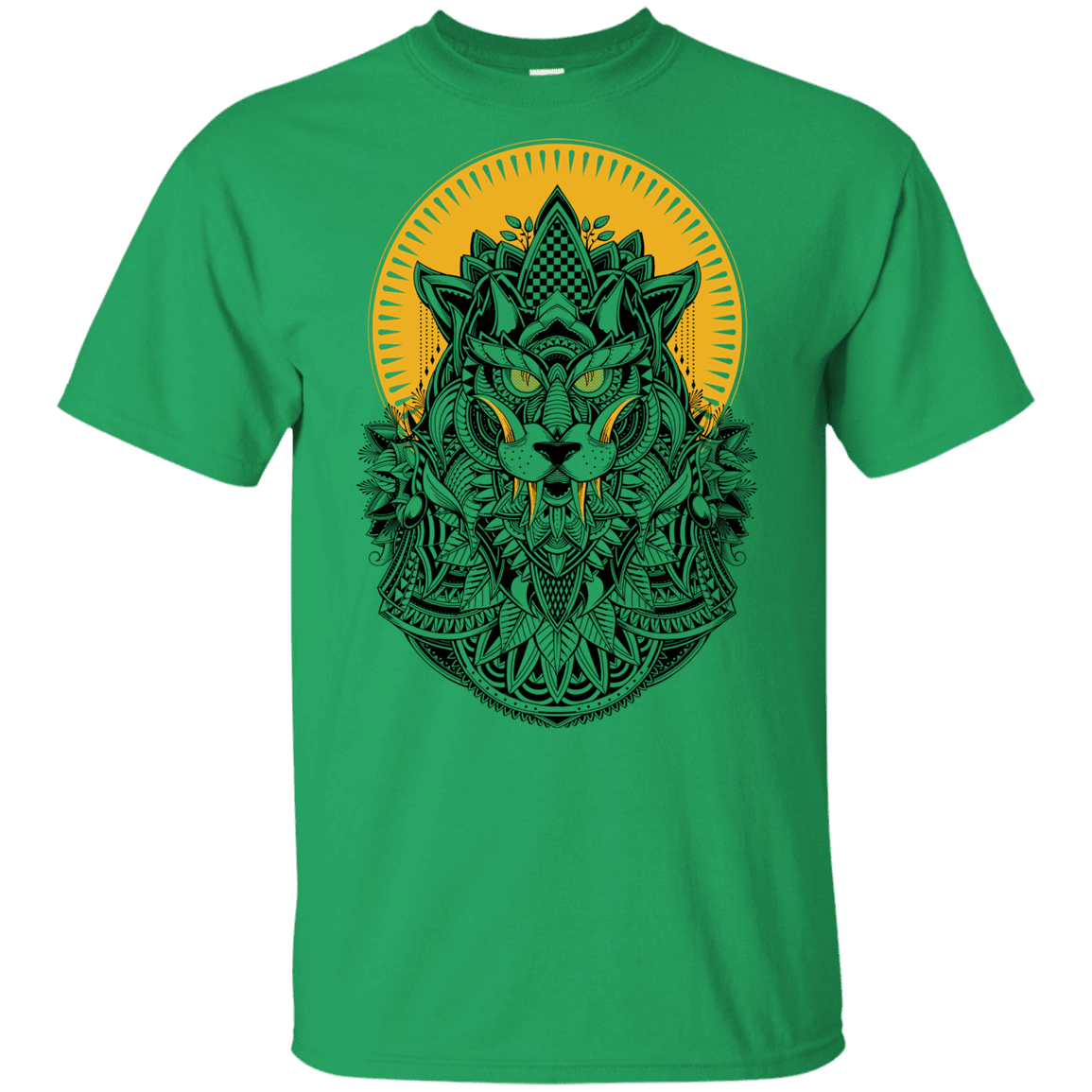 T-Shirts Irish Green / YXS Alpha Wolf Youth T-Shirt