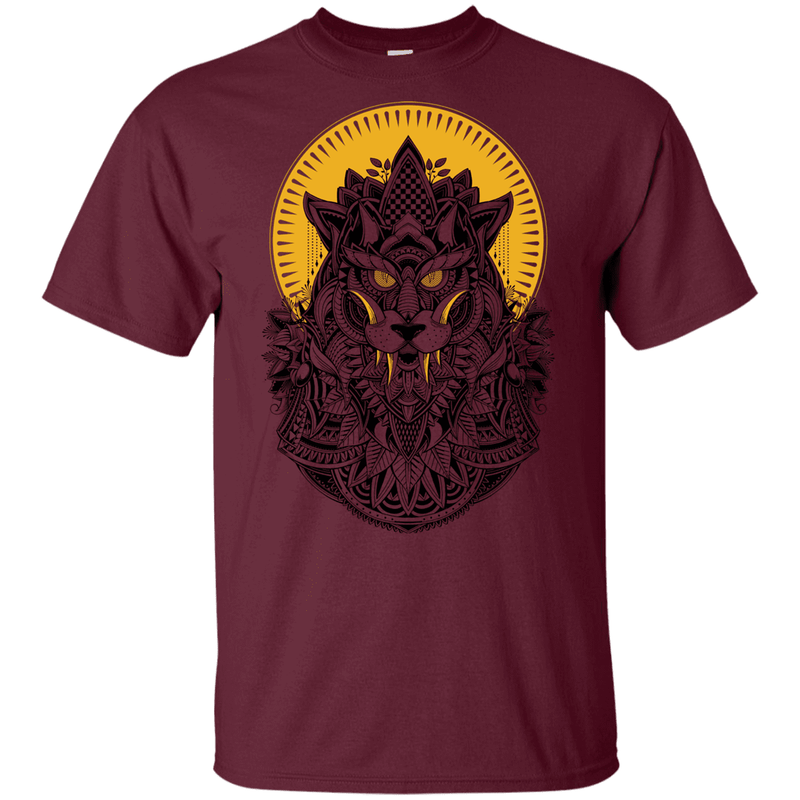 T-Shirts Maroon / YXS Alpha Wolf Youth T-Shirt