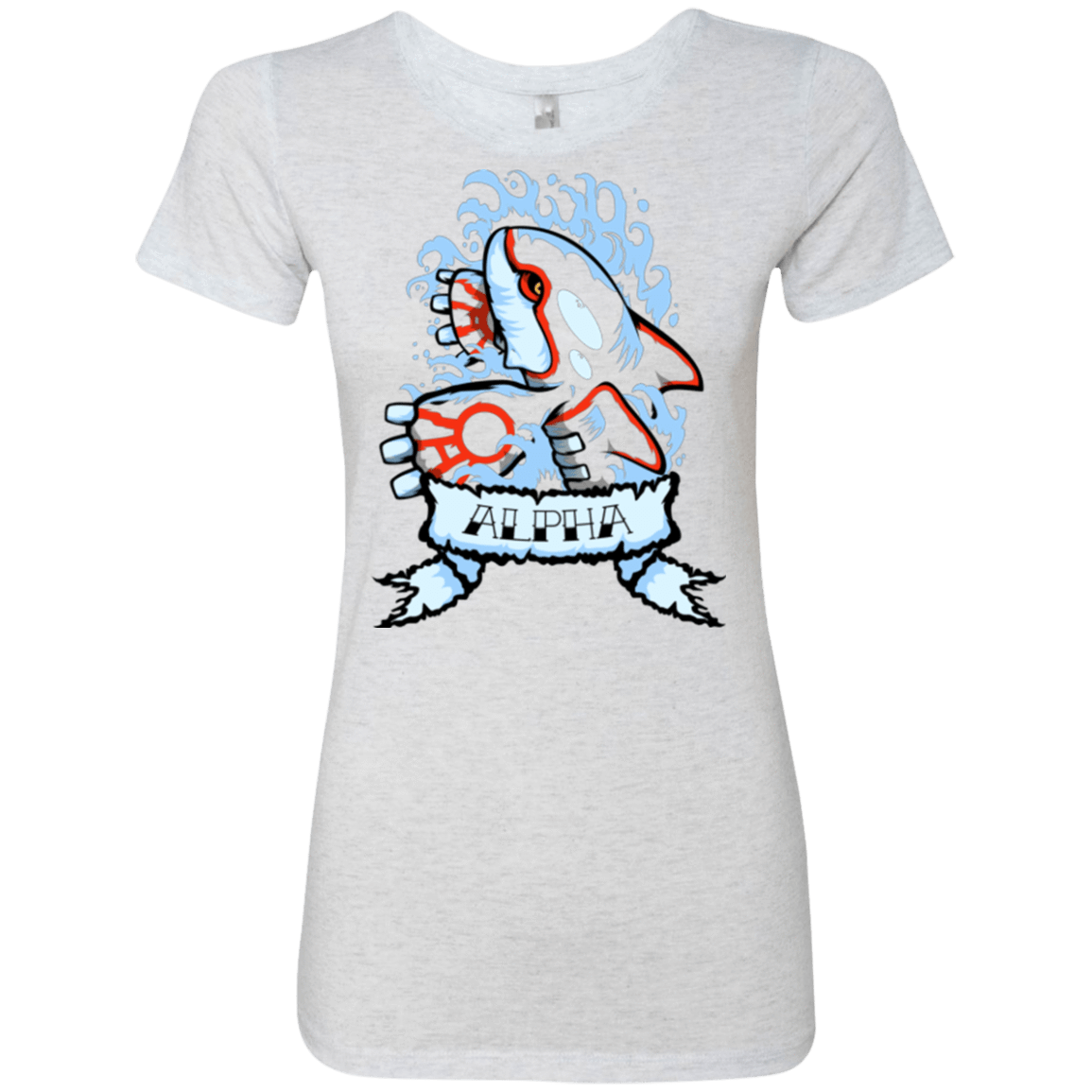 T-Shirts Heather White / Small Alpha Women's Triblend T-Shirt