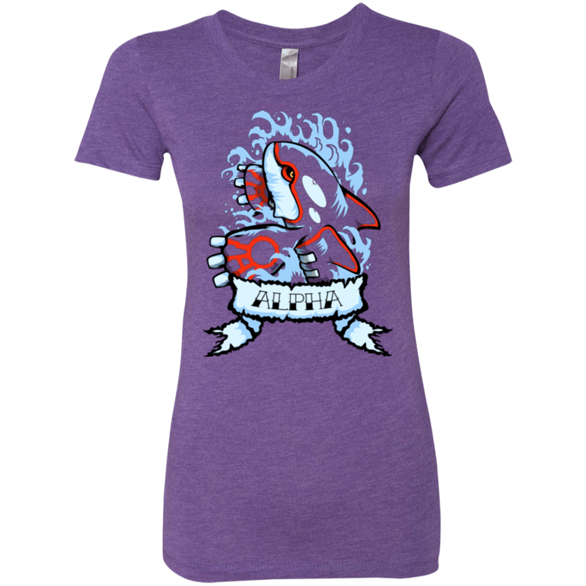 T-Shirts Purple Rush / Small Alpha Women's Triblend T-Shirt