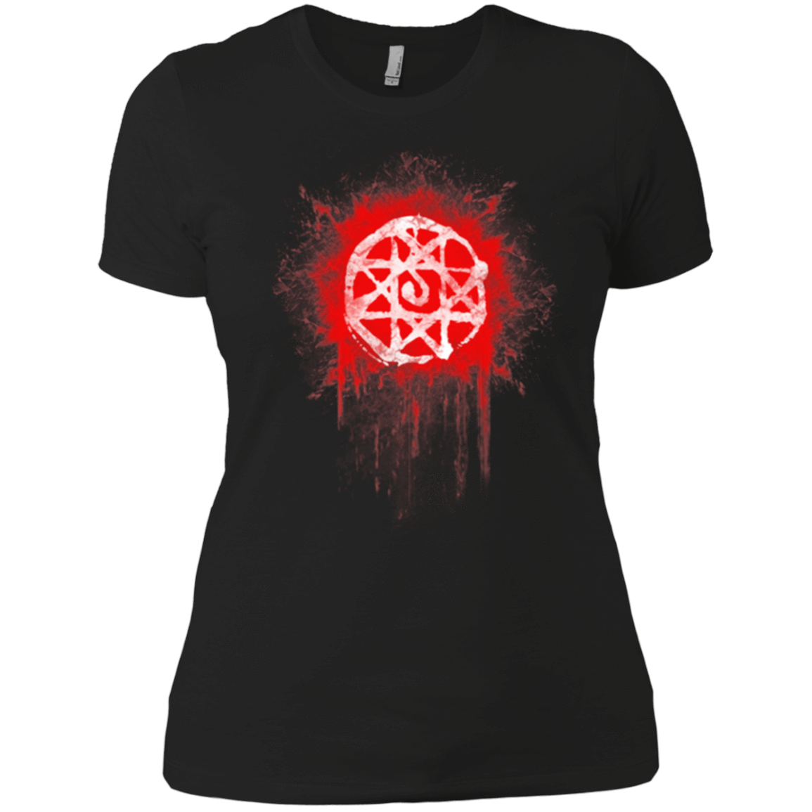 T-Shirts Black / X-Small Alphonse Elric Blood Seal Women's Premium T-Shirt