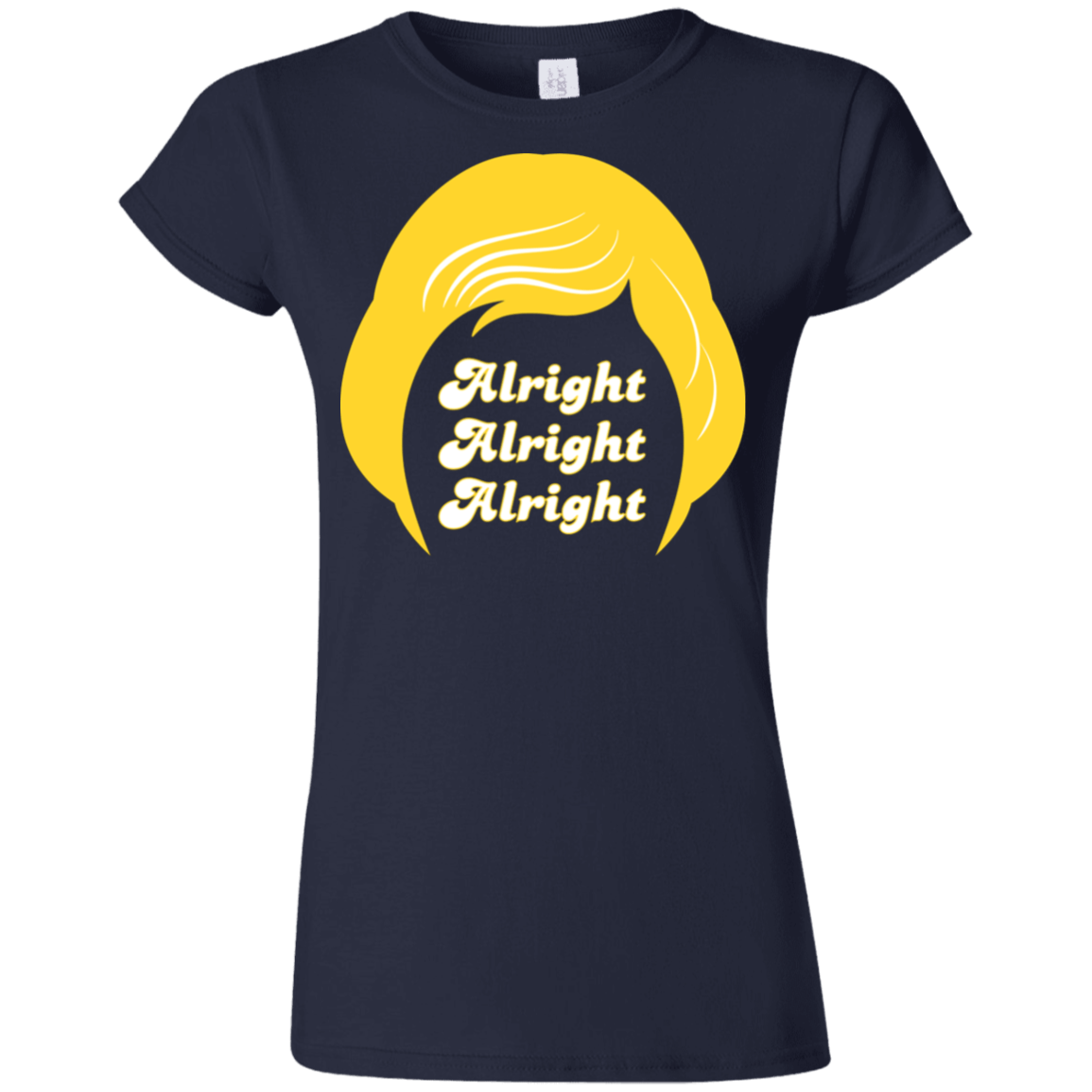 T-Shirts Navy / S Alright Junior Slimmer-Fit T-Shirt