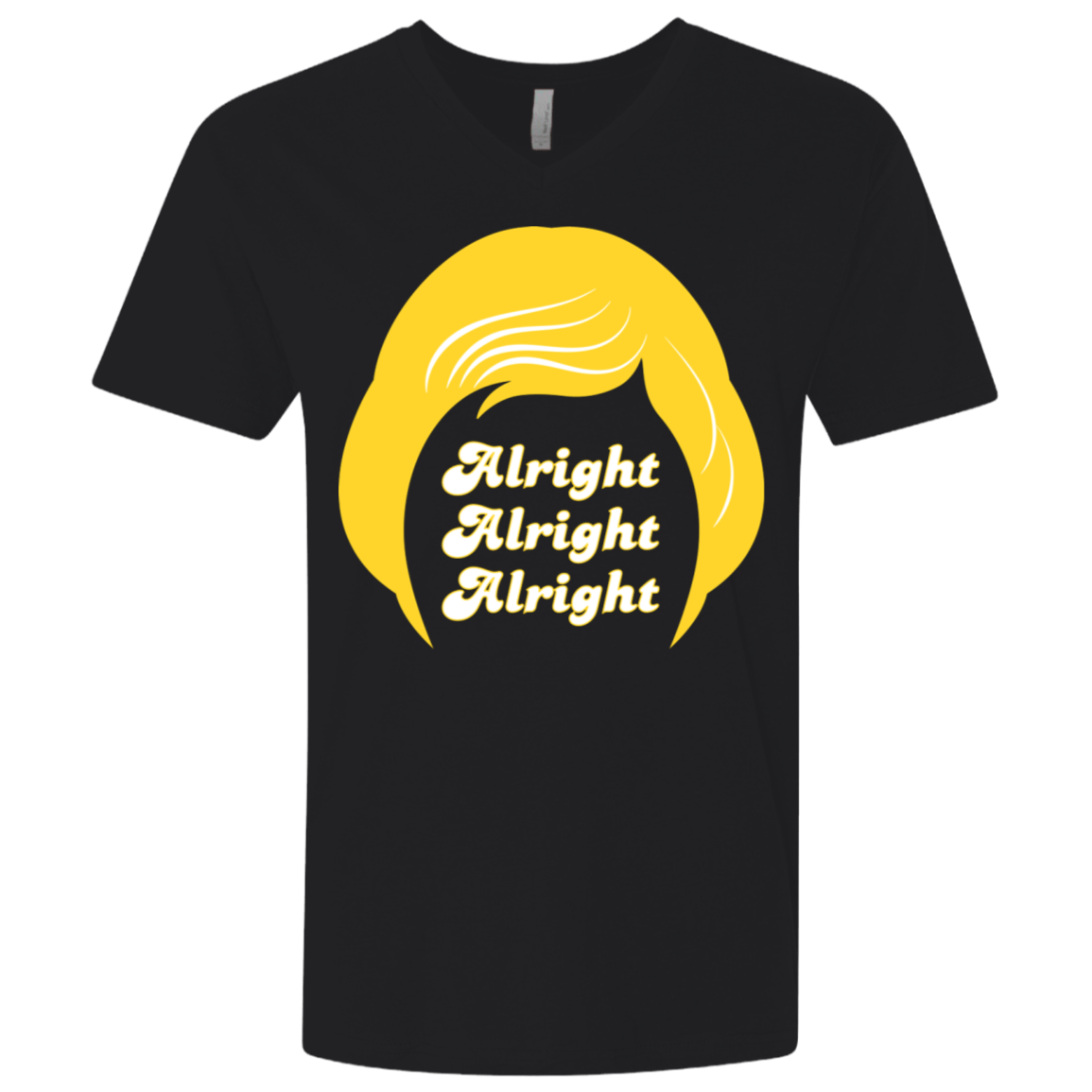 T-Shirts Black / X-Small Alright Men's Premium V-Neck