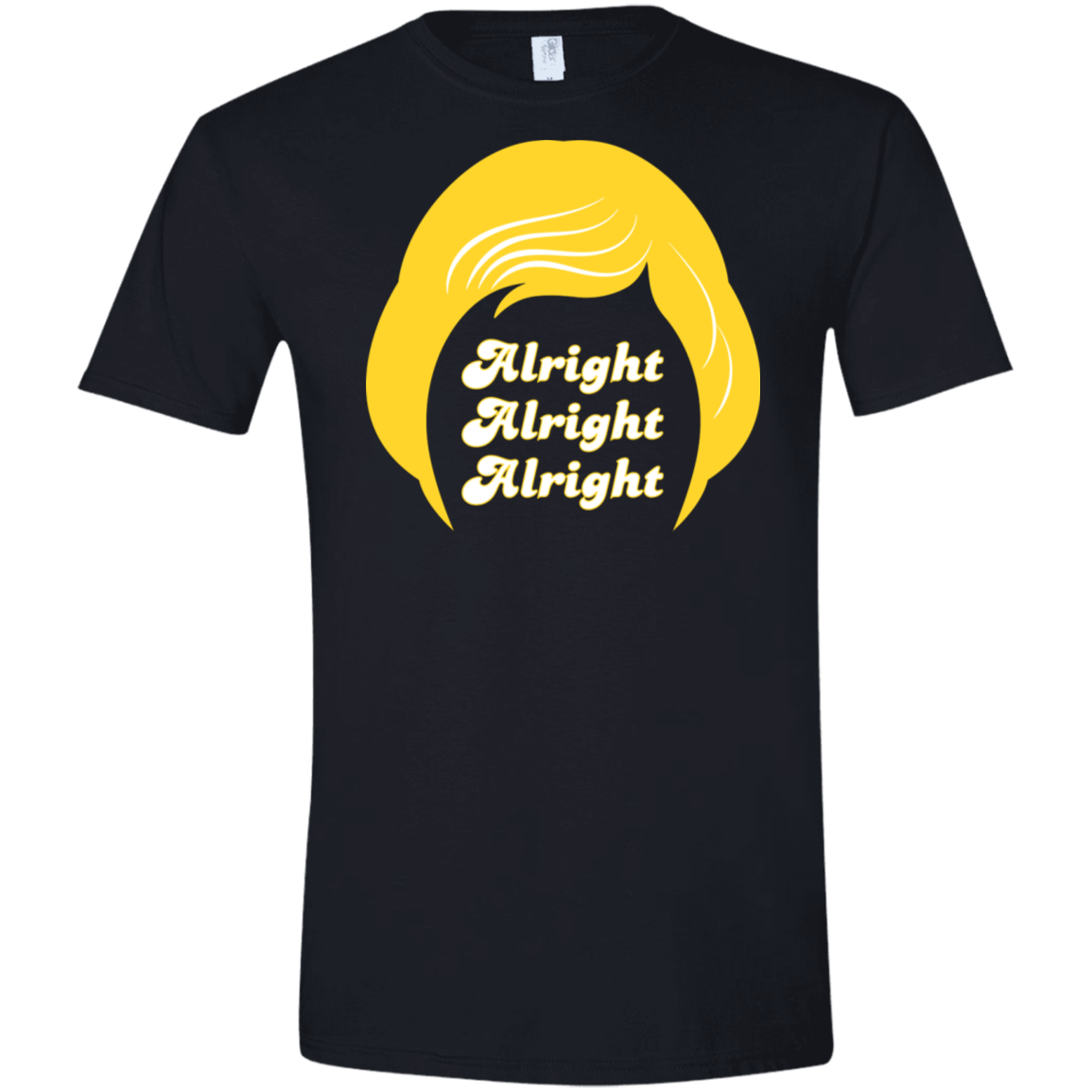 T-Shirts Black / X-Small Alright Men's Semi-Fitted Softstyle