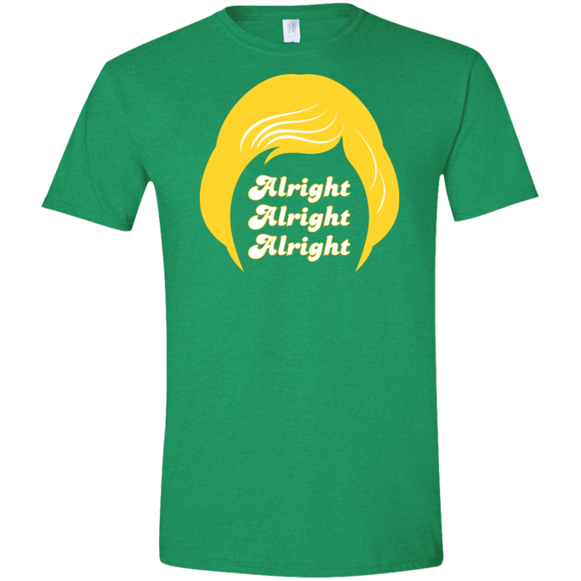 T-Shirts Heather Irish Green / M Alright Men's Semi-Fitted Softstyle