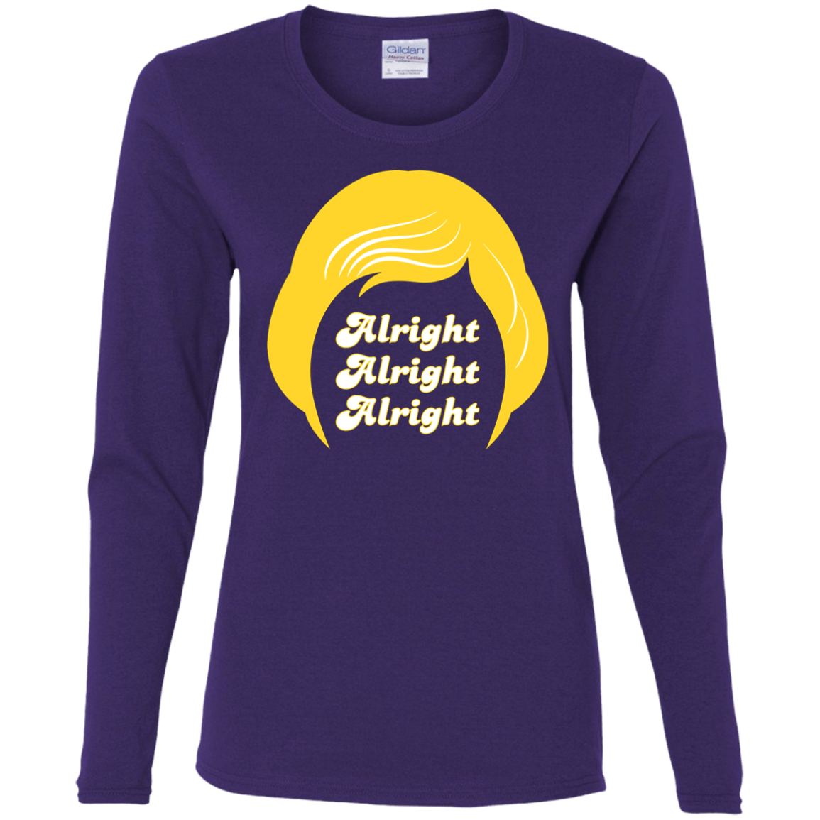 T-Shirts Purple / S Alright Women's Long Sleeve T-Shirt