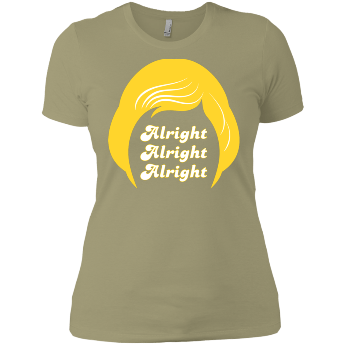 T-Shirts Light Olive / X-Small Alright Women's Premium T-Shirt