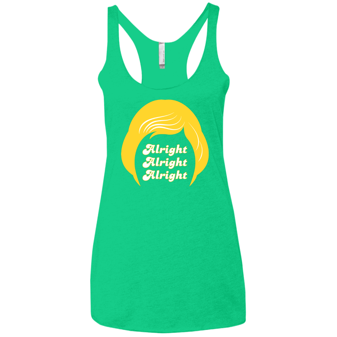 T-Shirts Envy / X-Small Alright Women's Triblend Racerback Tank