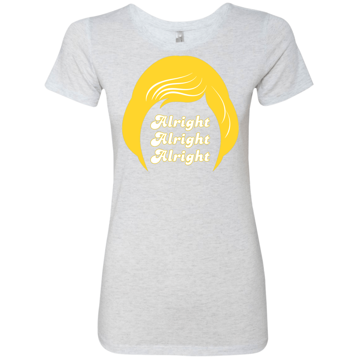 T-Shirts Heather White / S Alright Women's Triblend T-Shirt