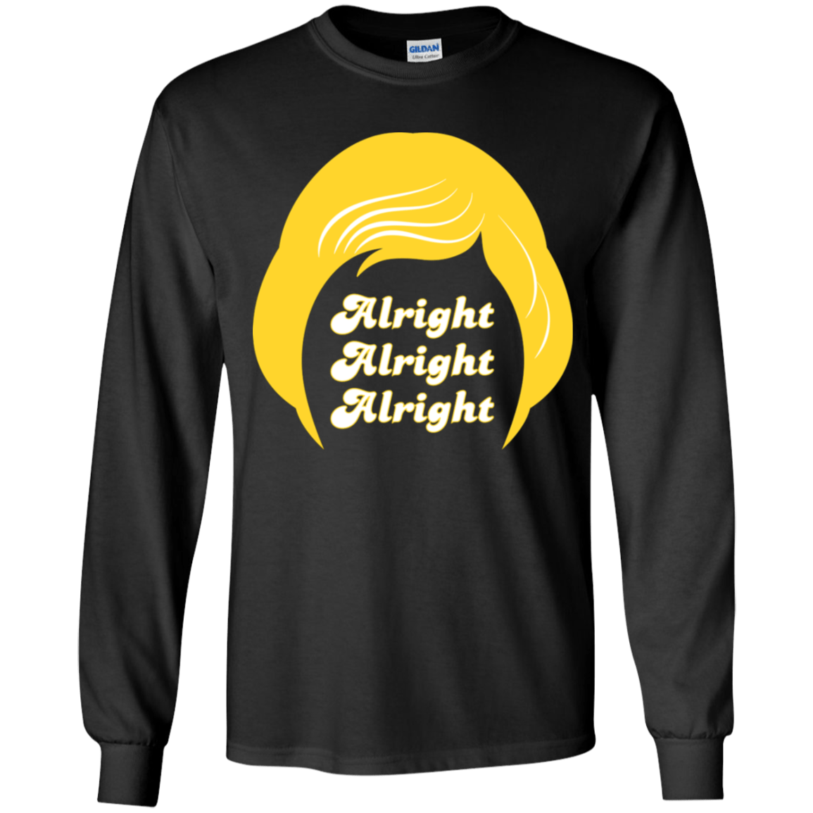 T-Shirts Black / YS Alright Youth Long Sleeve T-Shirt