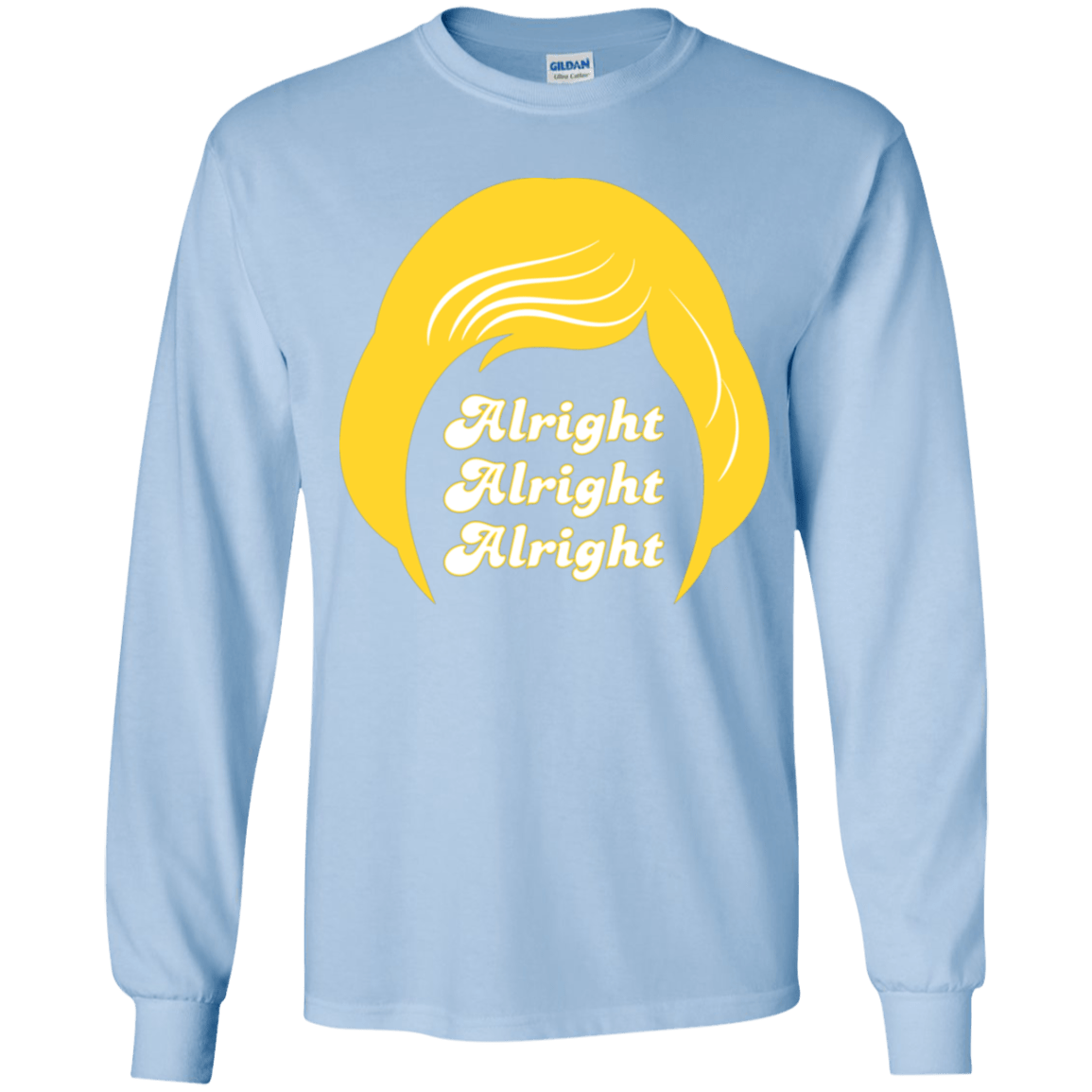 T-Shirts Light Blue / YS Alright Youth Long Sleeve T-Shirt