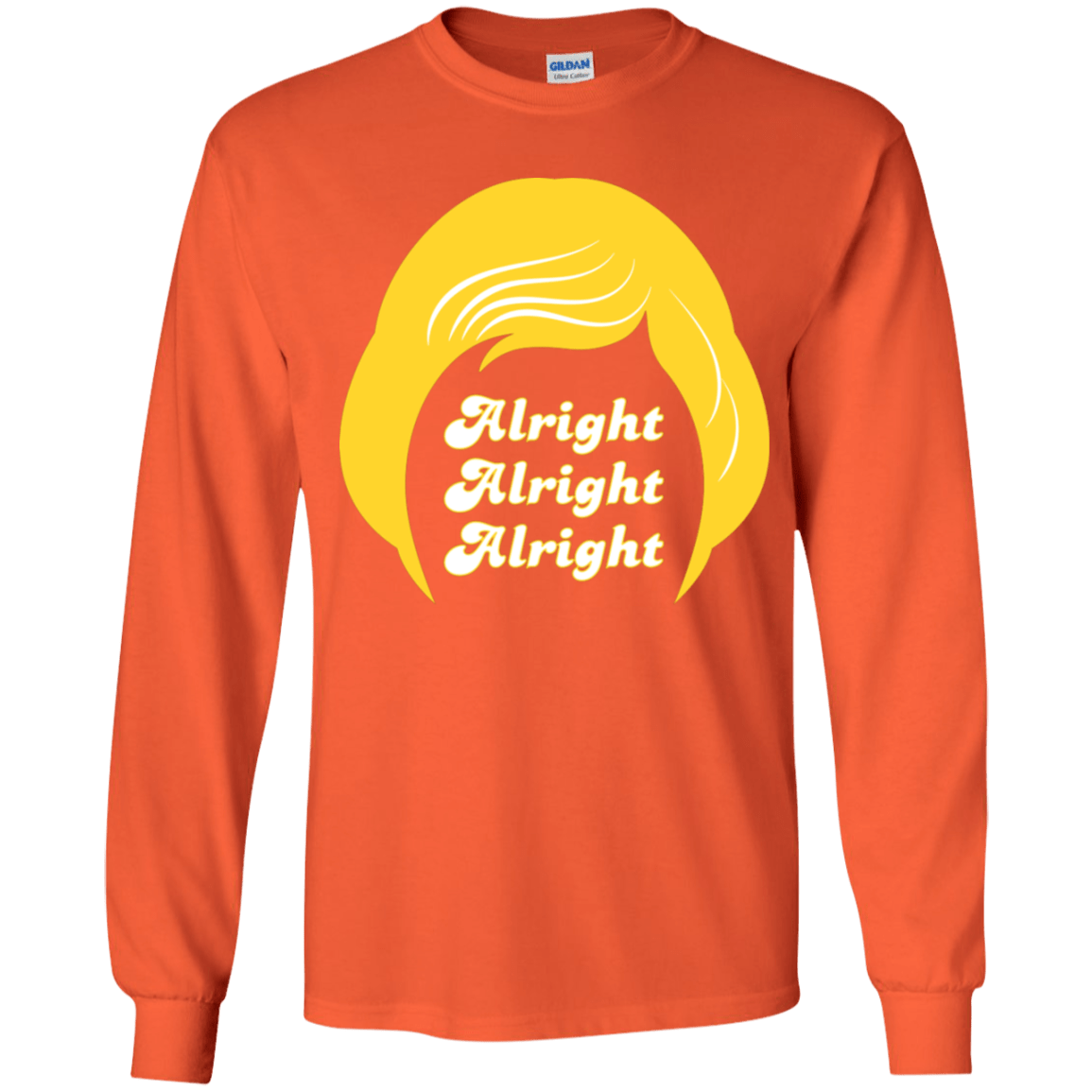 T-Shirts Orange / YS Alright Youth Long Sleeve T-Shirt