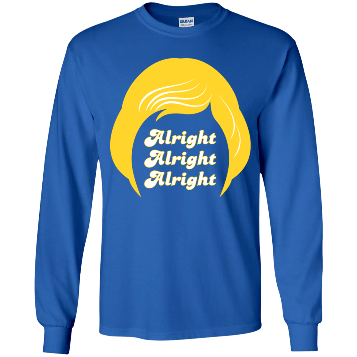 T-Shirts Royal / YS Alright Youth Long Sleeve T-Shirt
