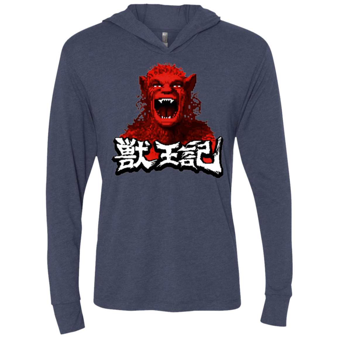 T-Shirts Vintage Navy / X-Small Altered Triblend Long Sleeve Hoodie Tee