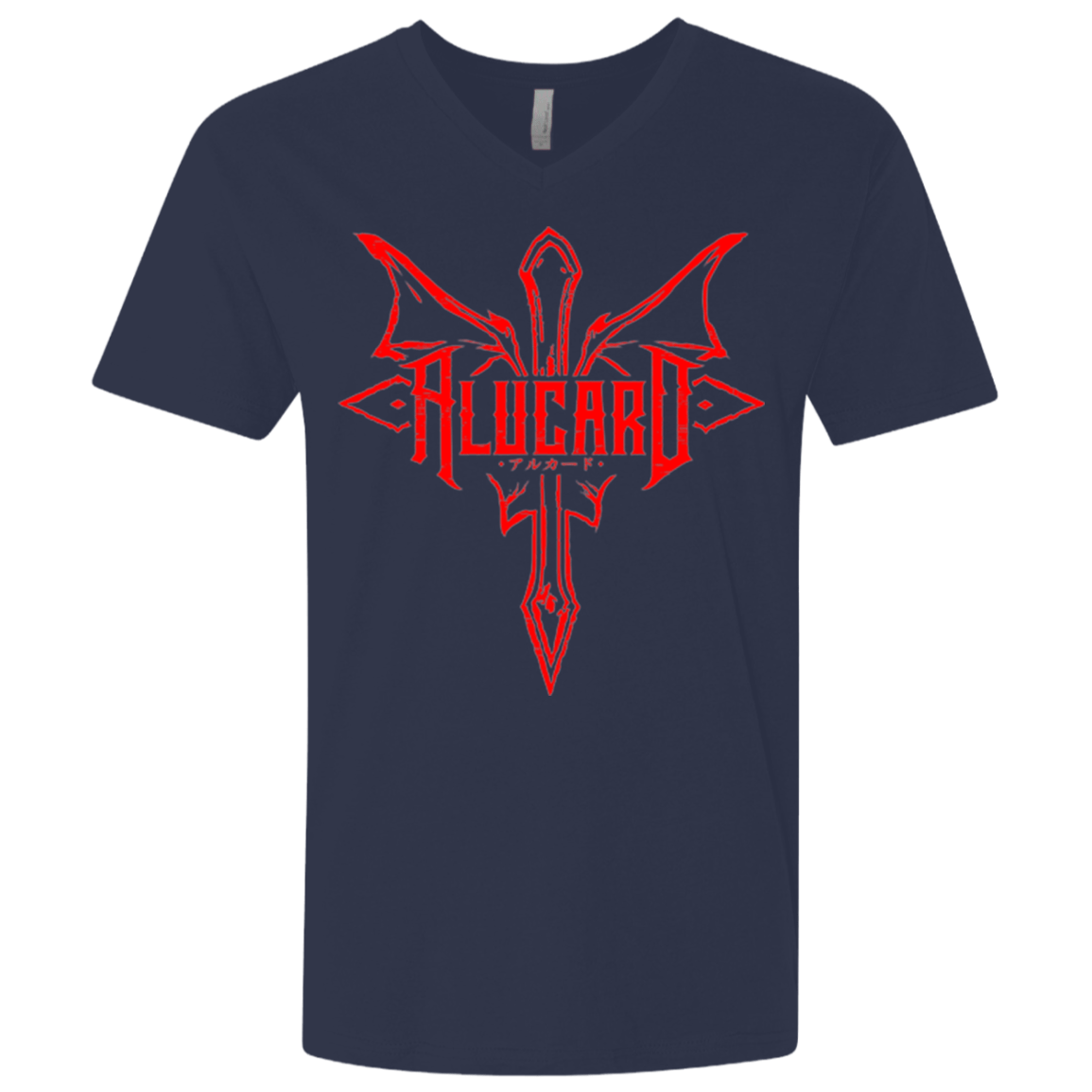 T-Shirts Midnight Navy / X-Small Alucard Men's Premium V-Neck