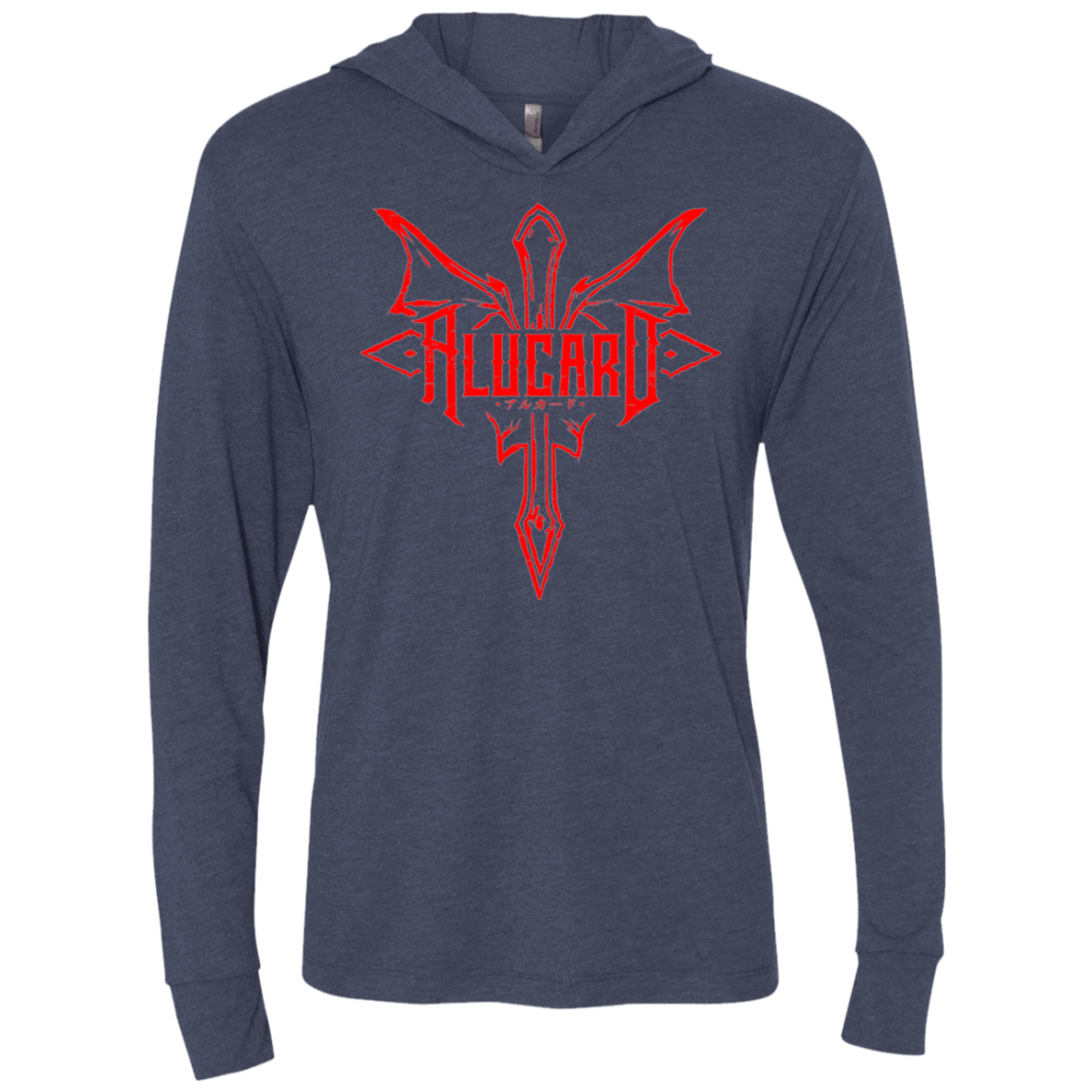 Alucard Triblend Long Sleeve Hoodie Tee