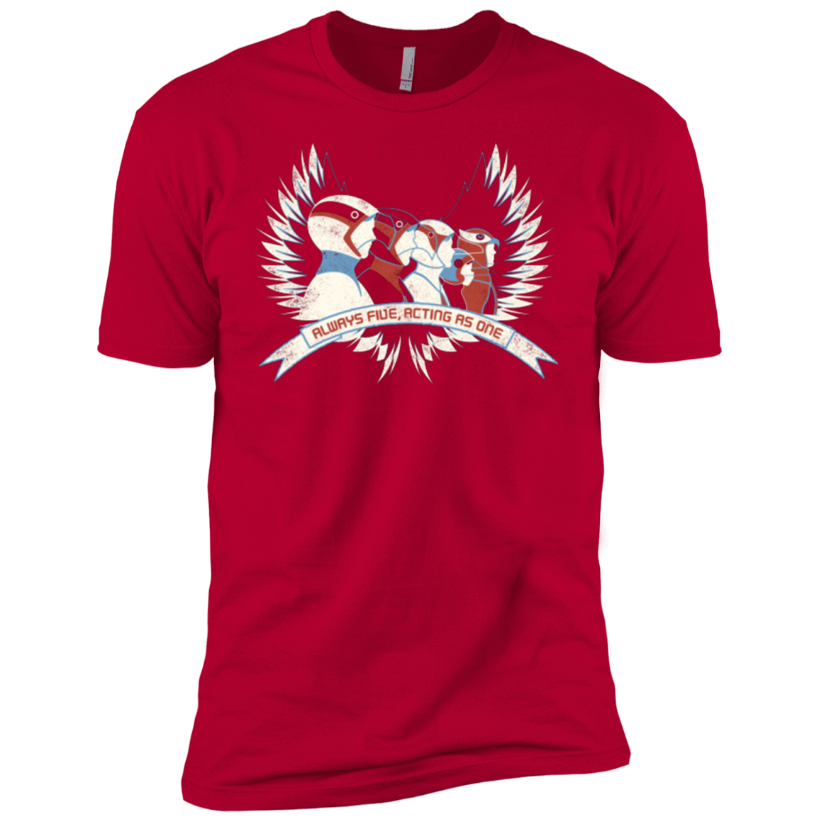 T-Shirts Red / YXS Always Five Acting As One Boys Premium T-Shirt