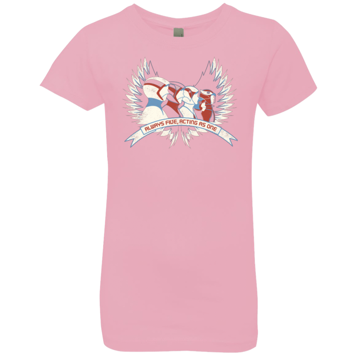 T-Shirts Light Pink / YXS Always Five Acting As One Girls Premium T-Shirt