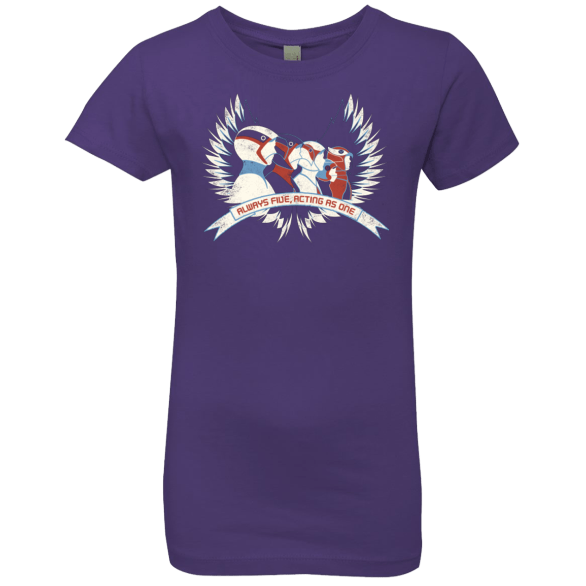 T-Shirts Purple Rush / YXS Always Five Acting As One Girls Premium T-Shirt