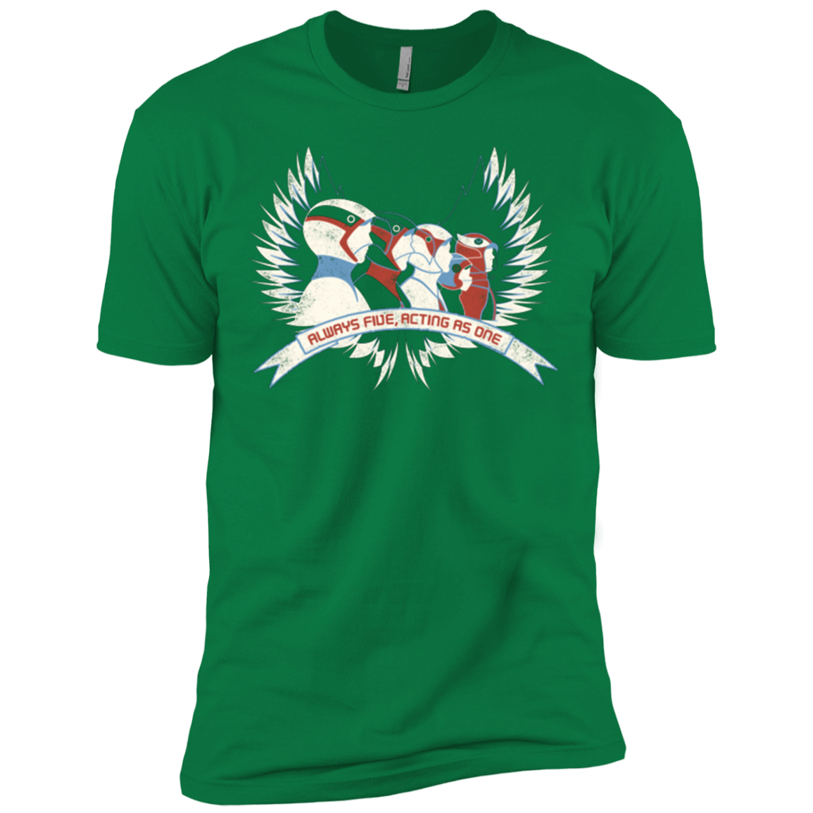 T-Shirts Kelly Green / X-Small Always Five Acting As One Men's Premium T-Shirt