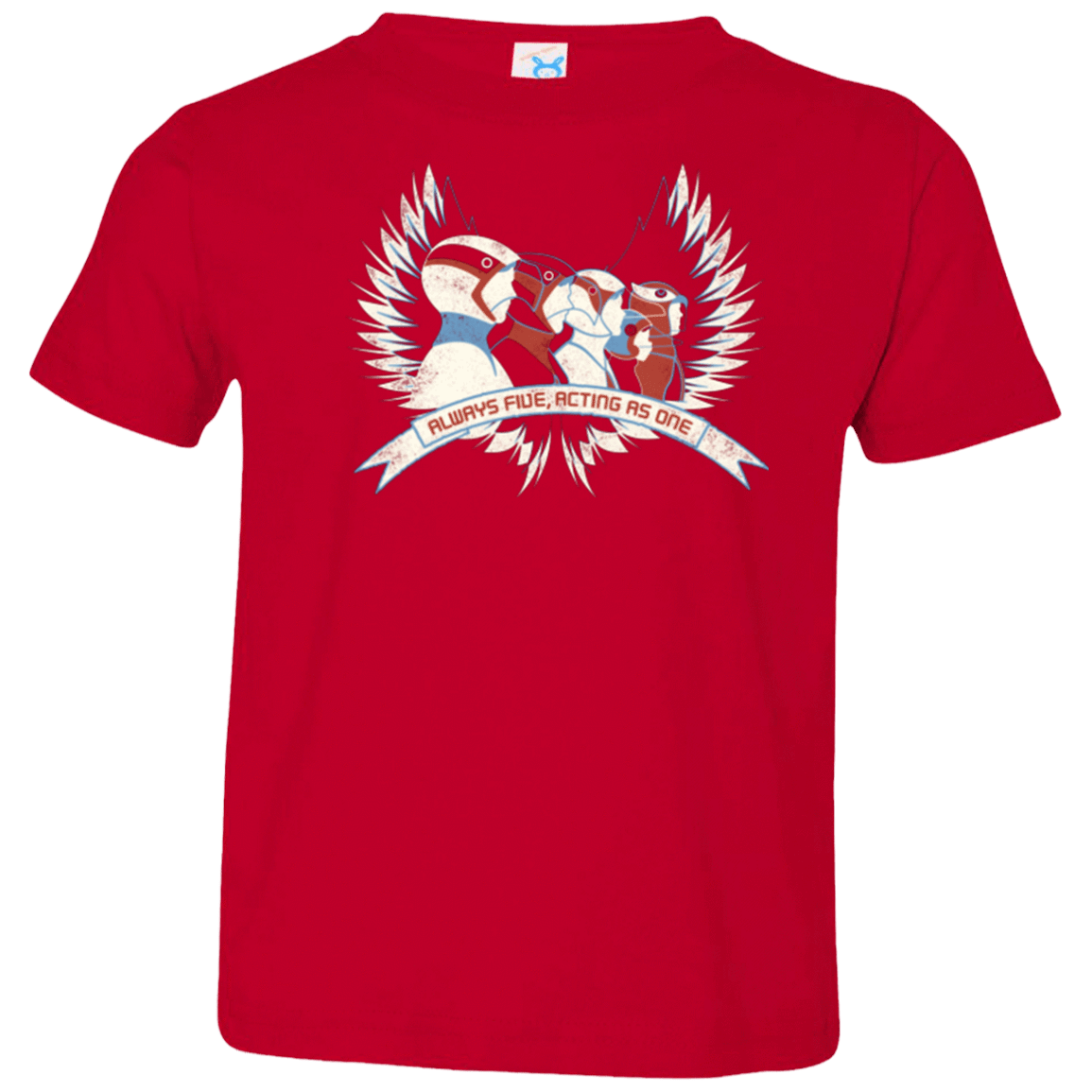 T-Shirts Red / 2T Always Five Acting As One Toddler Premium T-Shirt