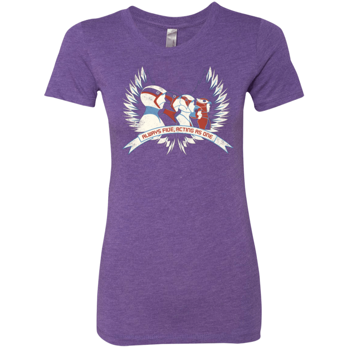 T-Shirts Purple Rush / Small Always Five Acting As One Women's Triblend T-Shirt
