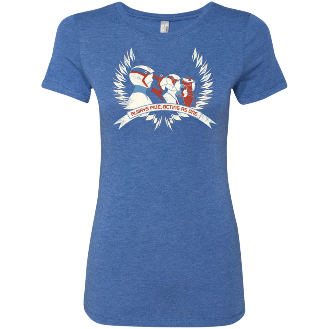 T-Shirts Vintage Royal / Small Always Five Acting As One Women's Triblend T-Shirt
