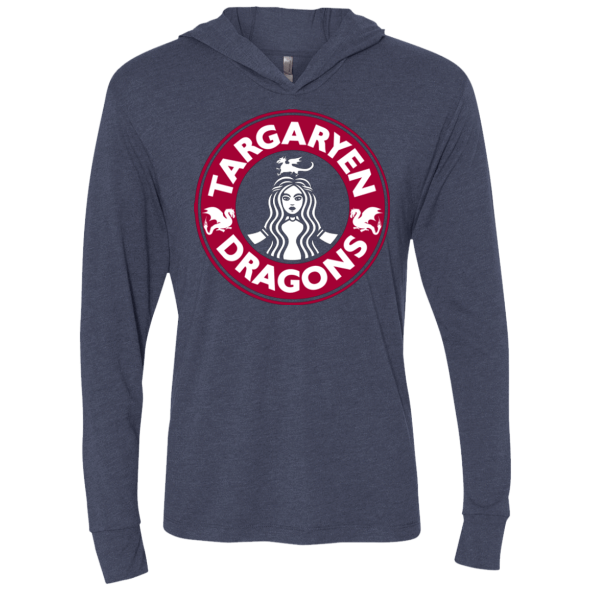 T-Shirts Vintage Navy / X-Small Always Hot Triblend Long Sleeve Hoodie Tee