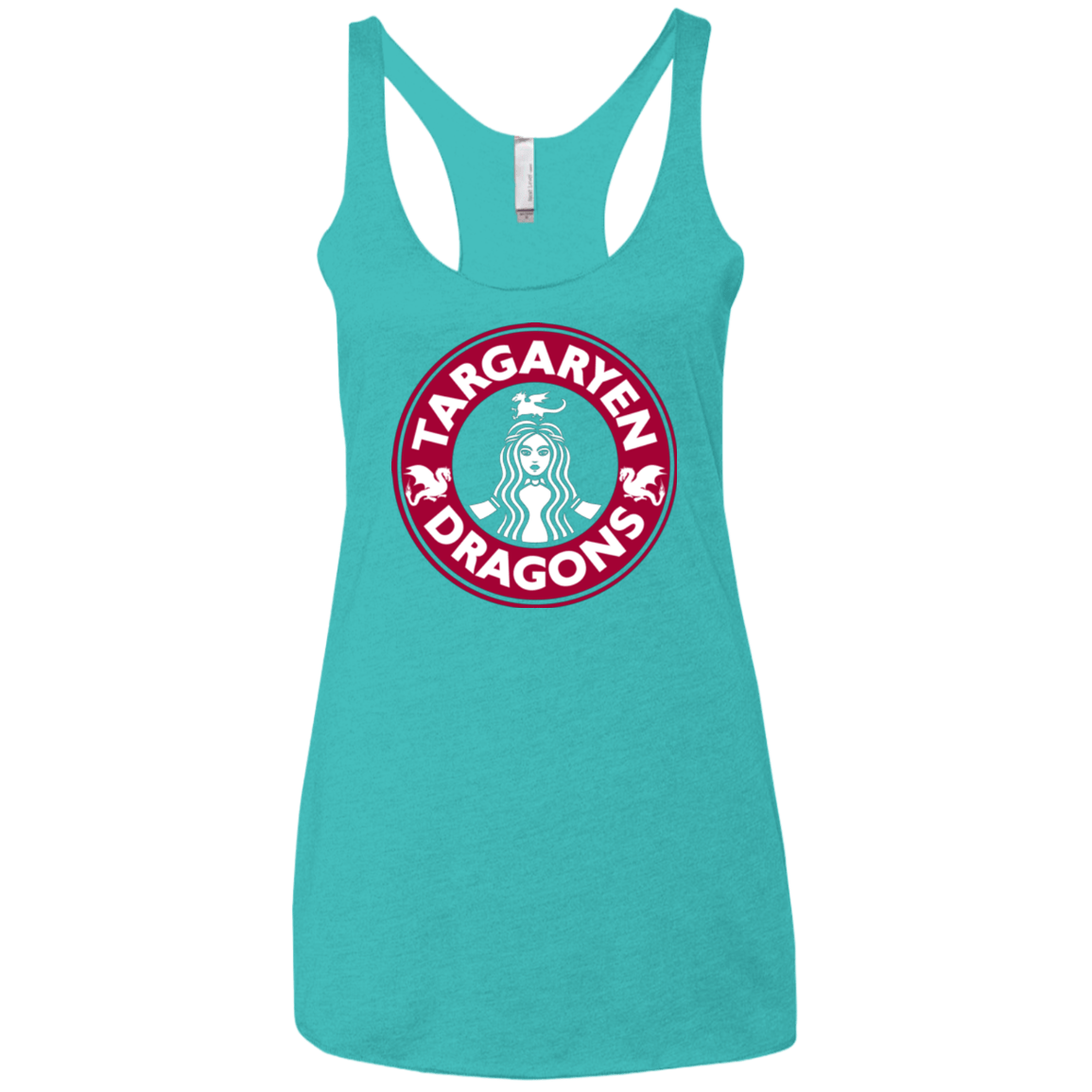T-Shirts Tahiti Blue / X-Small Always Hot Women's Triblend Racerback Tank